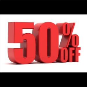 Bundle any 2 items and save 50% off!!